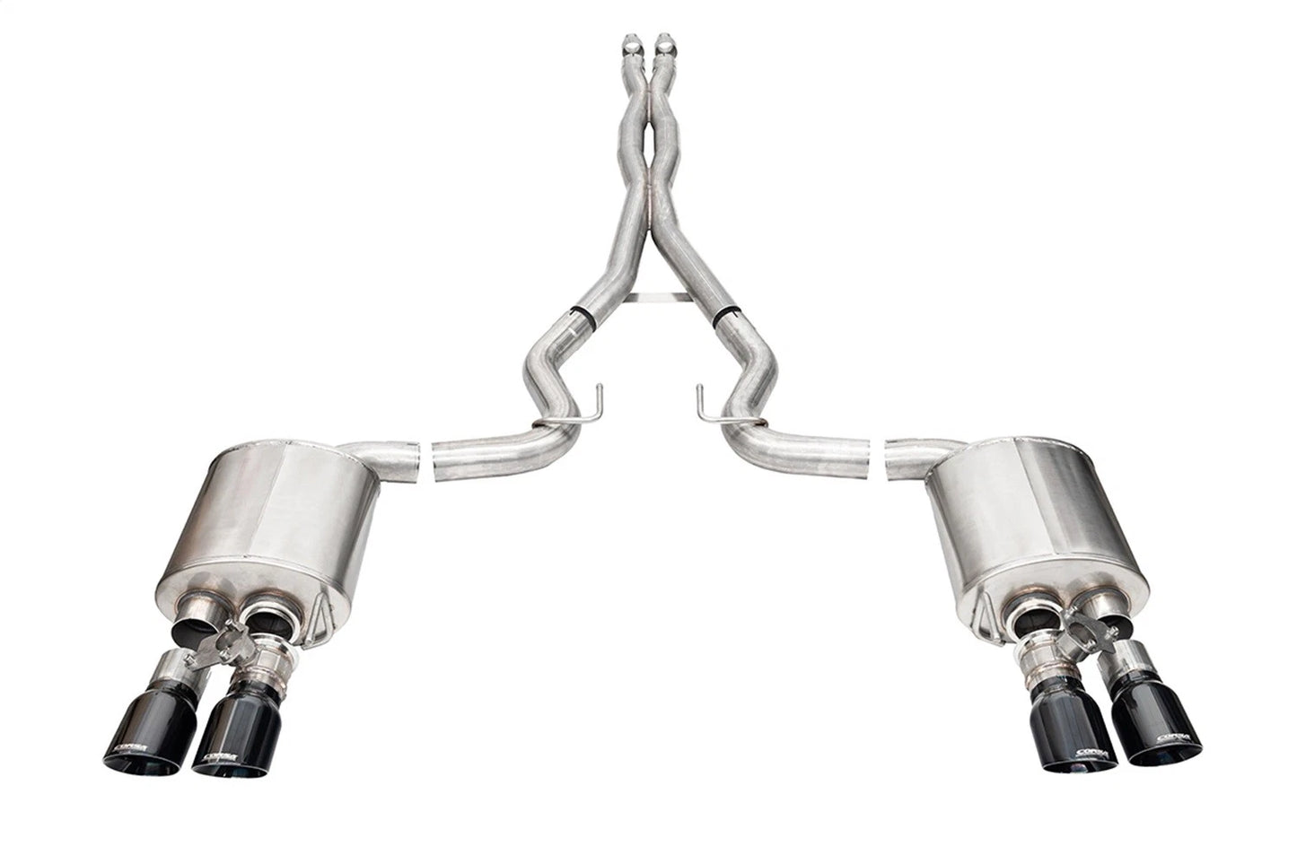 CORSA Xtreme Valved / 3.0 in Cat-Back 4.0 in Slash Tips | 2024 Mustang GT Coupe (21259)