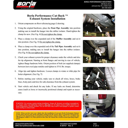 Borla Cat-Back Exhaust System - ATAK | Multiple Fitments (140797)