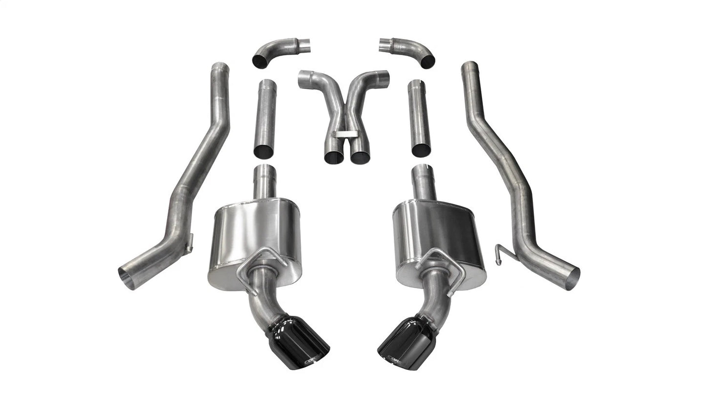 CORSA Xtreme / Cat-Back 4.5 in Single Tips | 2010-15 Camaro SS w.o GFX Coupe MT (14968)