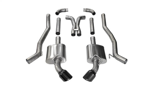 CORSA Xtreme / Cat-Back 4.5 in Single Tips | 2010-15 Camaro SS w.o GFX Coupe MT (14968)