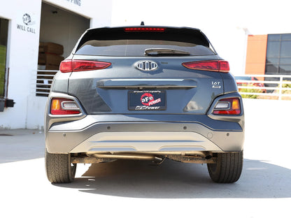 aFe 2.5in SS Axle-Back Exhaust w/o Muffler | Hyundai Kona (18-21) (49-37017NM)