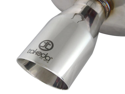 aFe Takeda 2.5in SS Axle-Back Exhaust Honda Civic | L4 1.8L (12-15) (49-36603)