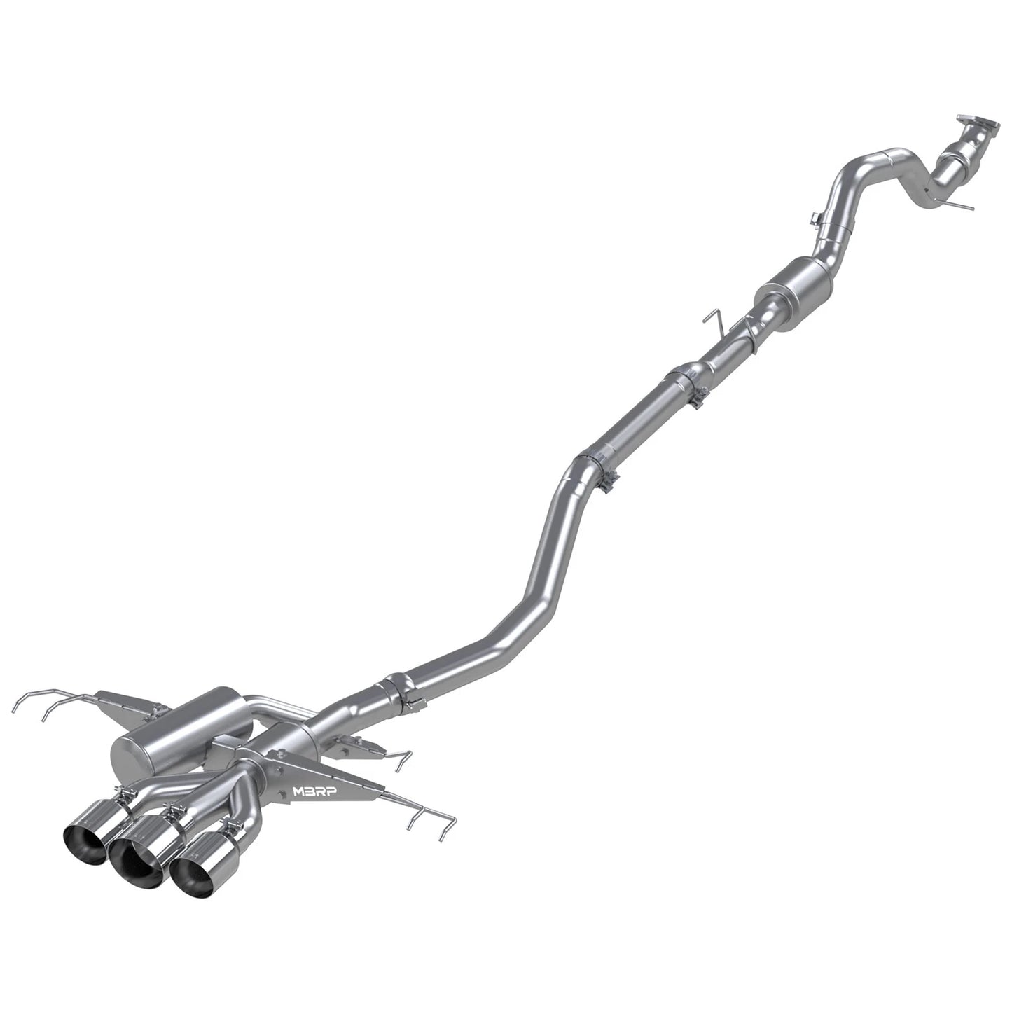 MBRP Stainless Steel Cat-Back Exhaust System | 2017-2021 Honda Civic Type-R (S4901304/BE/CF)