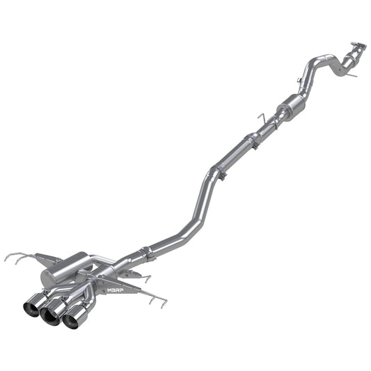 MBRP Stainless Steel Cat-Back Exhaust System | 2017-2021 Honda Civic Type-R (S4901304/BE/CF)