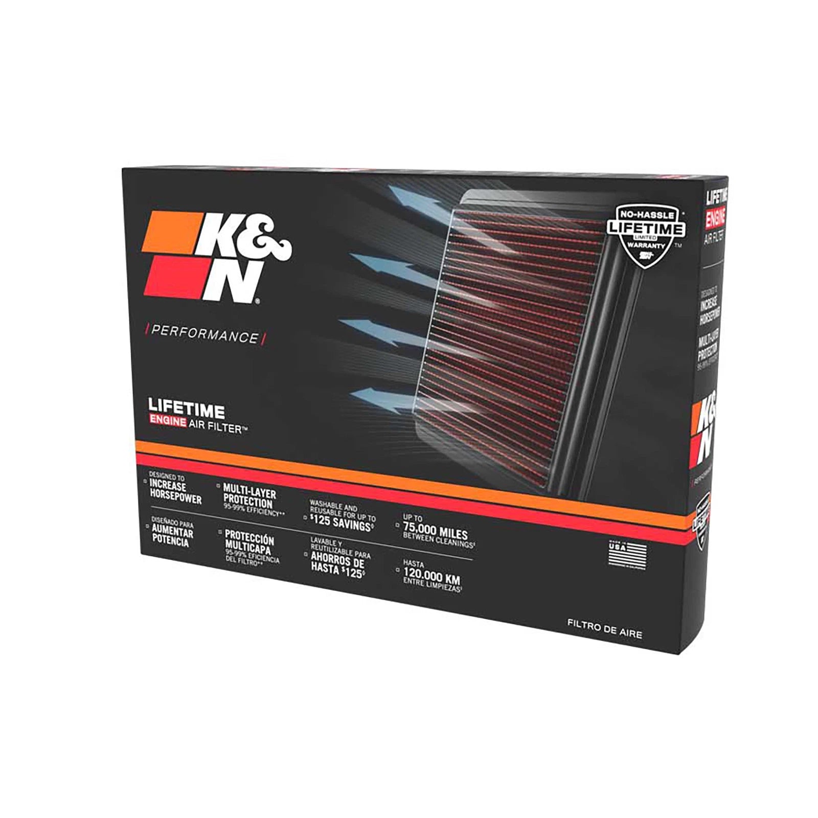K&N Drop In Air Filter | 2007-2011 Honda Civic (33-2343)