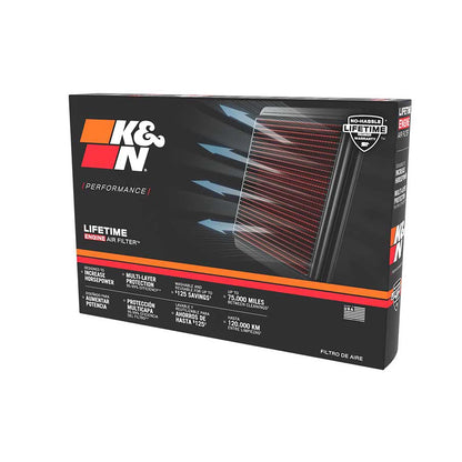 K&N Drop In Air Filter | 2007-2011 Honda Civic (33-2343)
