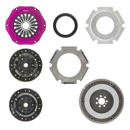 Exedy Hyper Multi Series SDF Type Twin Clutch Kit | 2008-2015 Mitsubishi Evo X (MM062SDF)