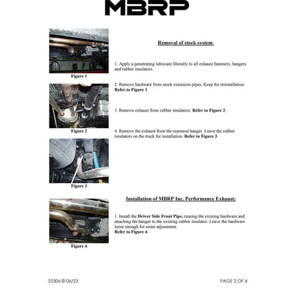 MBRP 2.5in Cat-Back Dual Split Side Exit Exhaust | Toyota Tundra 4.7L/5.7L V8 (07-09) (S5306409)
