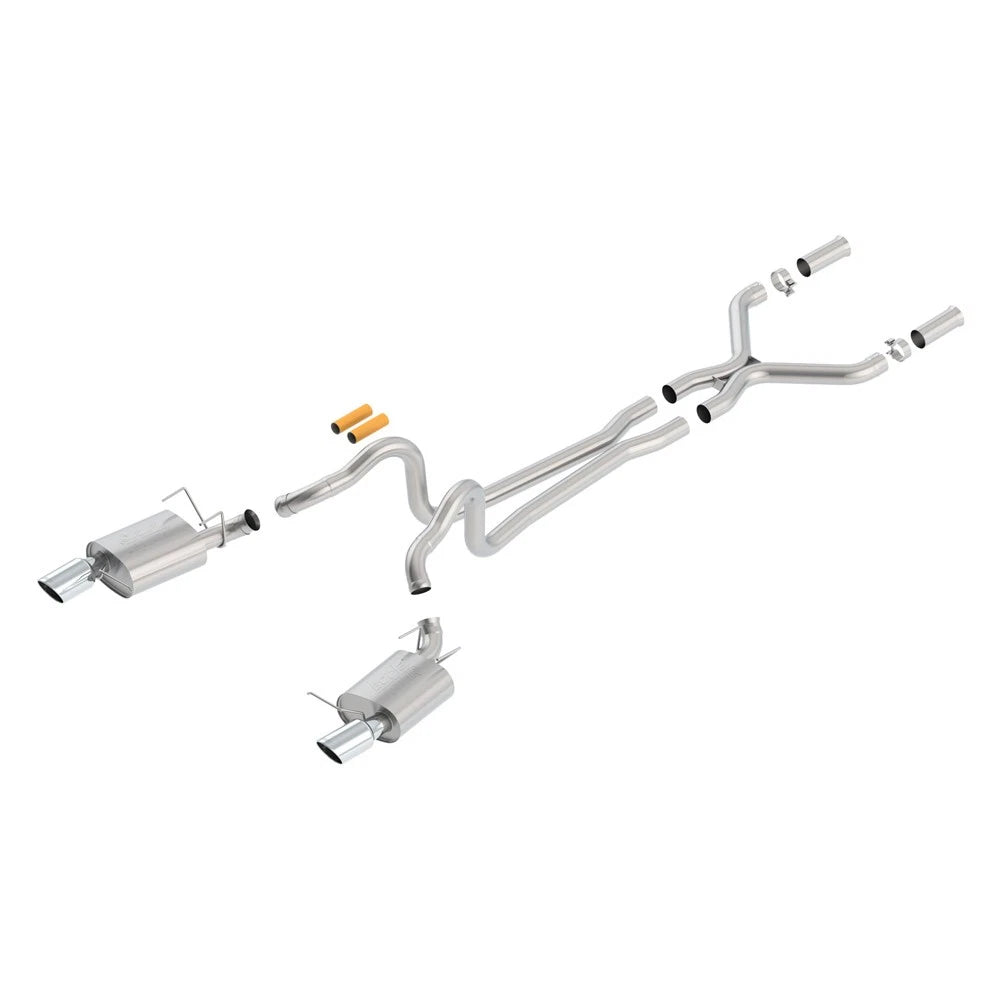 Borla Cat-Back Exhaust System - ATAK | 2013-2014 Ford Mustang 5.0L (140516)