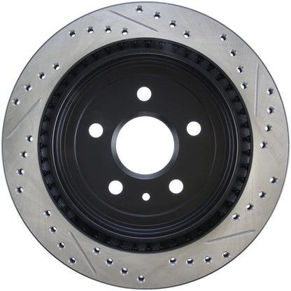 StopTech 127.62105R Rear Right Drilled Brake Rotor for 08-19 CTS / 10-15 Camaro