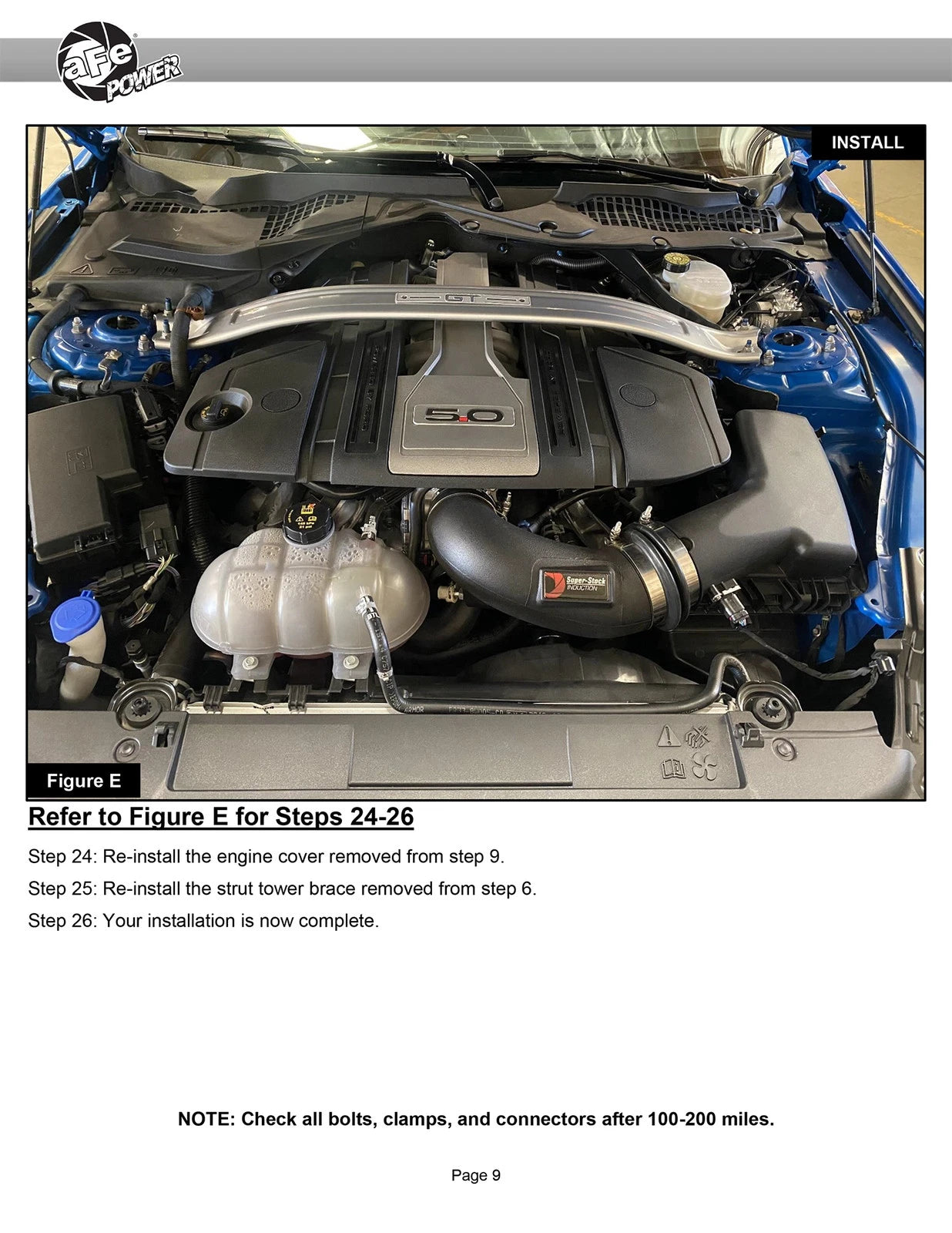 aFe Super Stock Induction System | Ford Mustang V8-5.0L (18-20) (55-10005D)