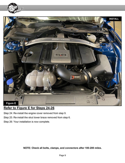aFe Super Stock Induction System | Ford Mustang V8-5.0L (18-20) (55-10005D)