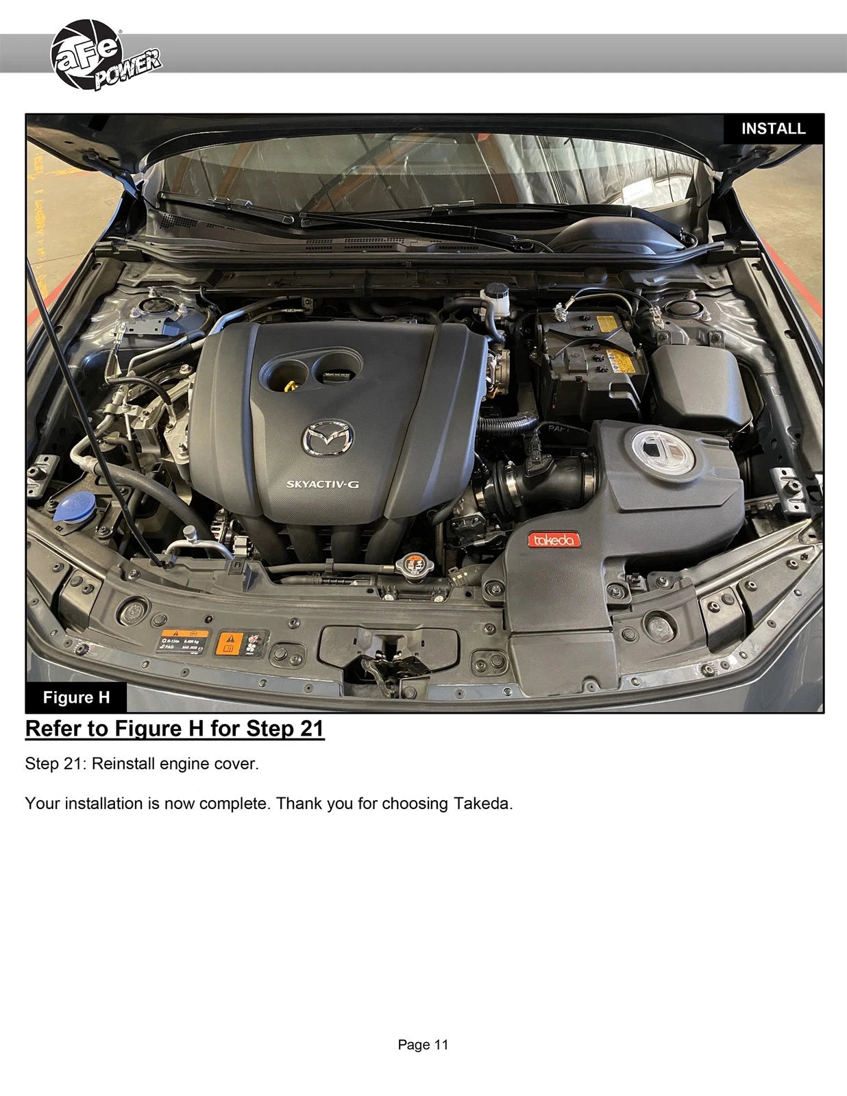 aFe Takeda Momentum Cold Air Intake w/ Pro 5R Filter | Mazda 3 L4 2.5L (19-21) (56-70044R)