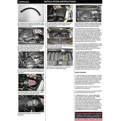 K&N 19-20 Chevrolet Silverado V6 4.3L AirCharger Performance Intake | Chevrolet Silverado (19-20) (63-3117)