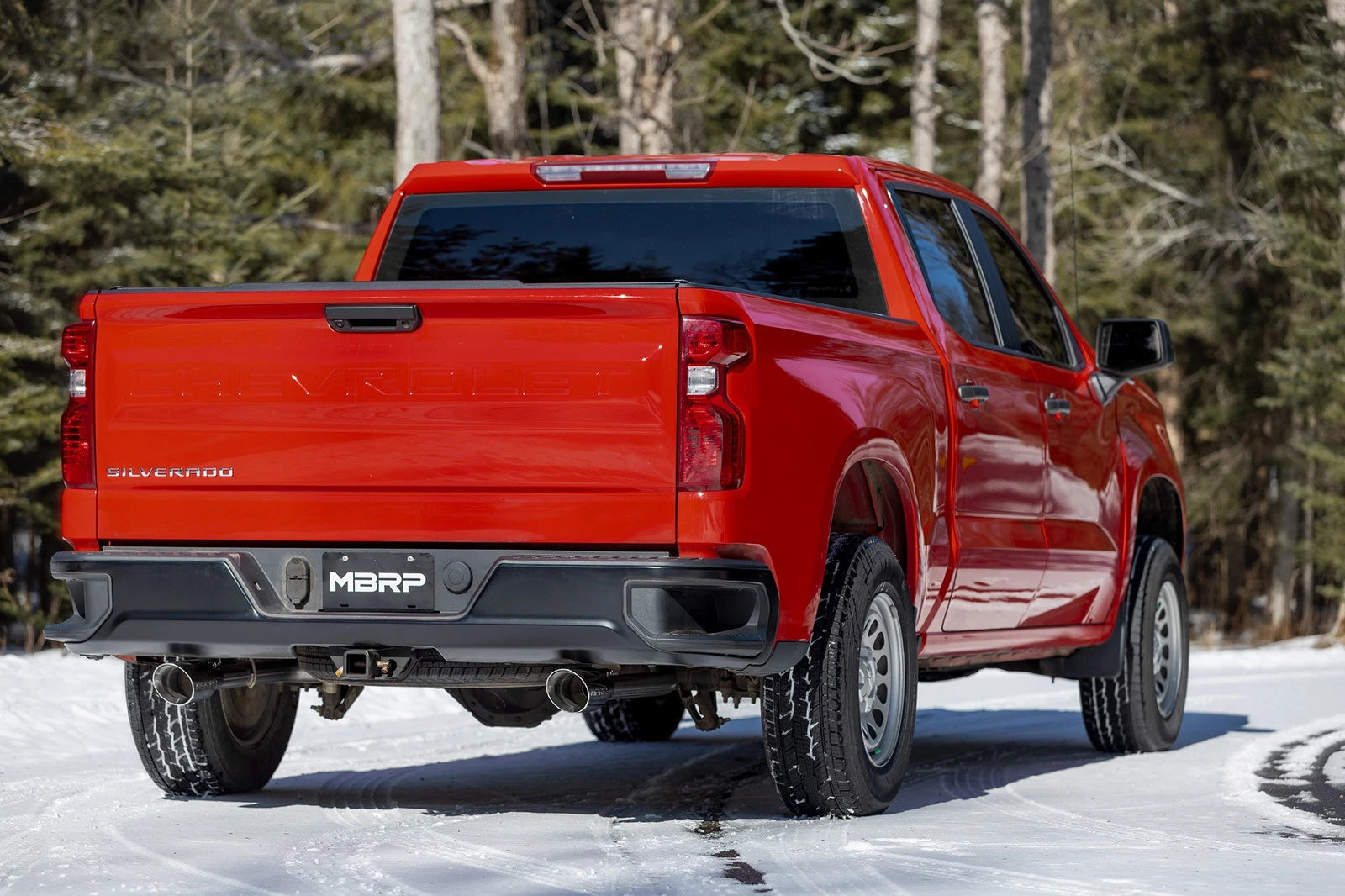 MBRP Armor Black 3in Alum. Cat-Back Exhaust | Chevrolet Silverado 1500 / GMC Sierra 1500 (19+)(S5021BLK)