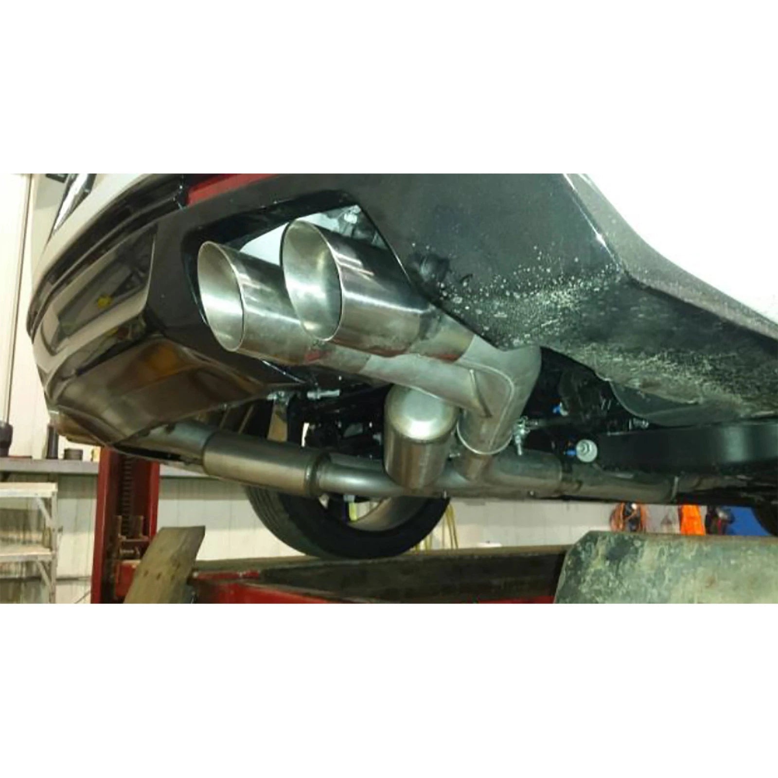 MBRP 3in Alum Race D&S Dual Cat-Back Exhaust w/ 4.5in Quad Tips | Camaro V8 (16+) (S7033AL)