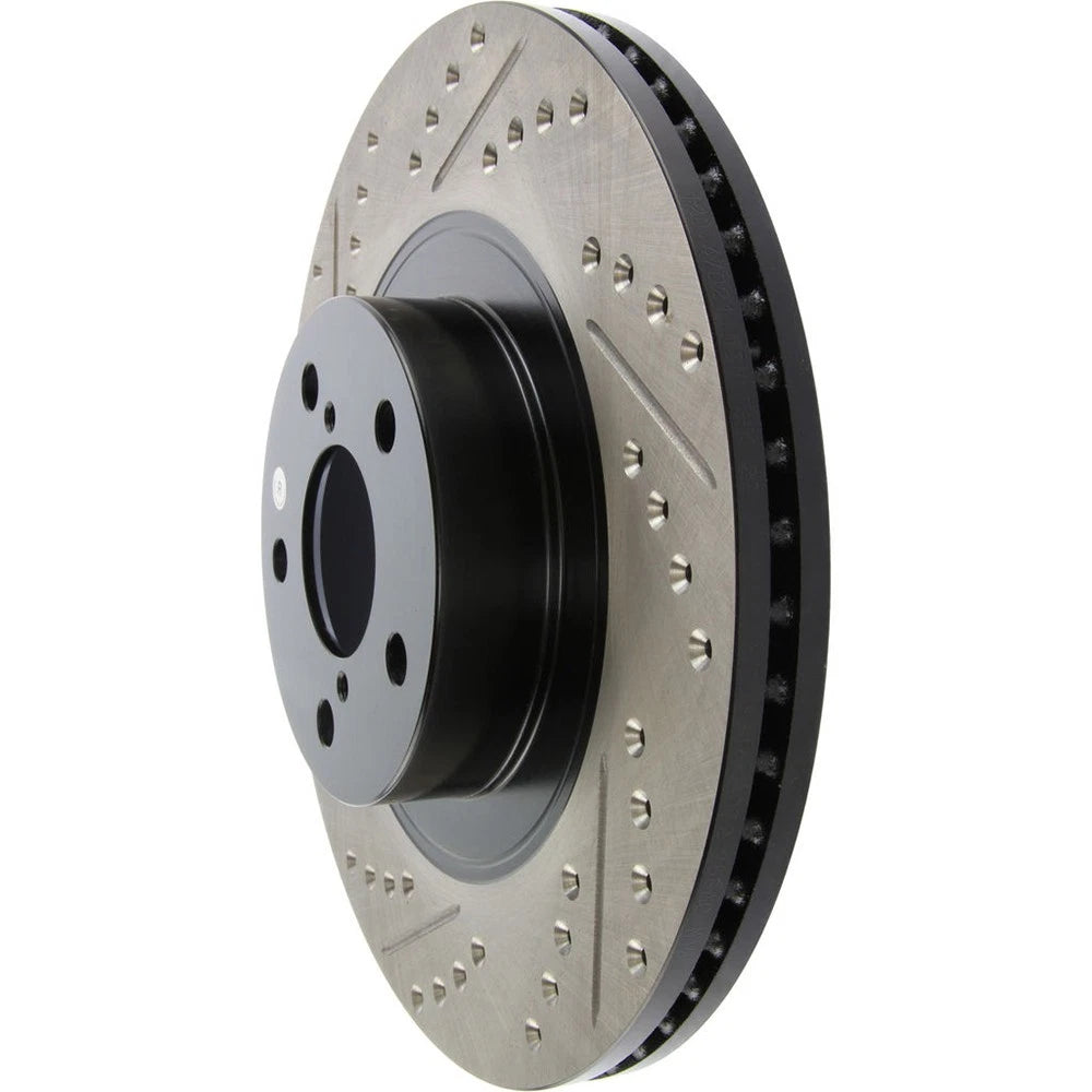 StopTech 127.47021R Front Right Drilled Brake Rotor for 2009-18 Subaru Forester
