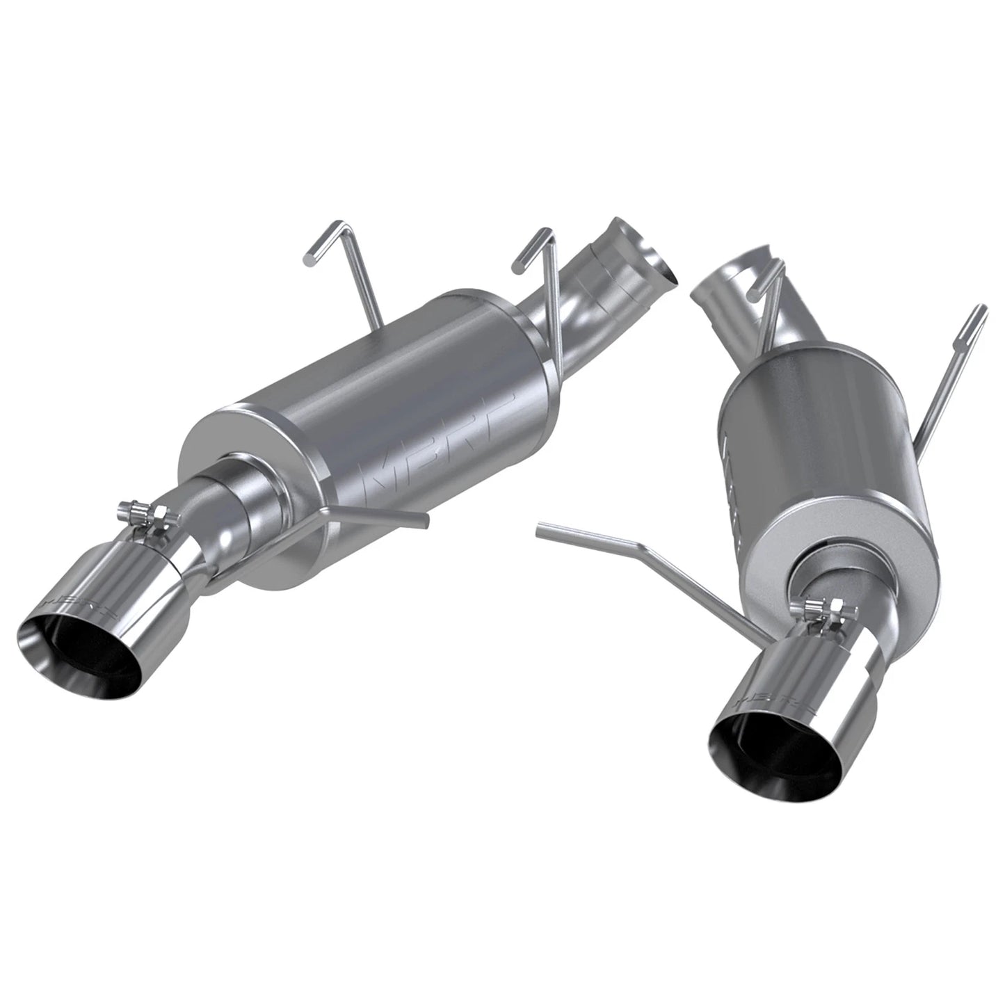 MBRP 3in Dual Alum Split Rear Muffler | Ford Mustang GT 5.0 (11-14) (S7225AL)