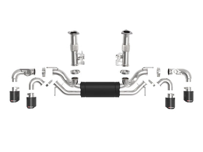aFe MACH Force-Xp 3in to 2-1/2in Cat-Back Exhaust w/ NPP | Chevy C8 (20-21) (49-34124-C)