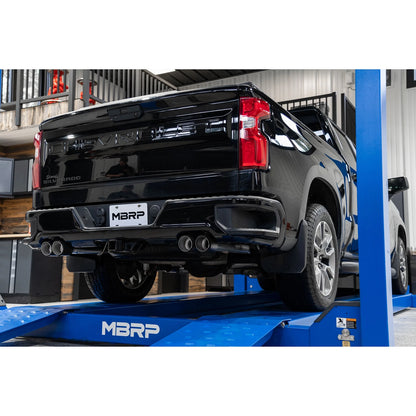 MBRP 2.5in Dual Split Rear Cat-Back | Chevy Silverado 1500 6.2L 19-21 (S50053CF)
