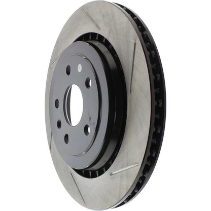 StopTech 126.62153SL Rear Left Slotted Brake Rotor for 16-19 ATS / 16-20 Camaro