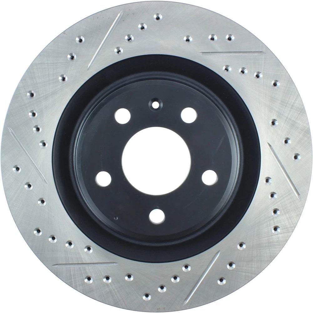 StopTech 127.33137R Rear Right Drilled Brake Rotor for 2010-19 S4 / 15-20 Macan