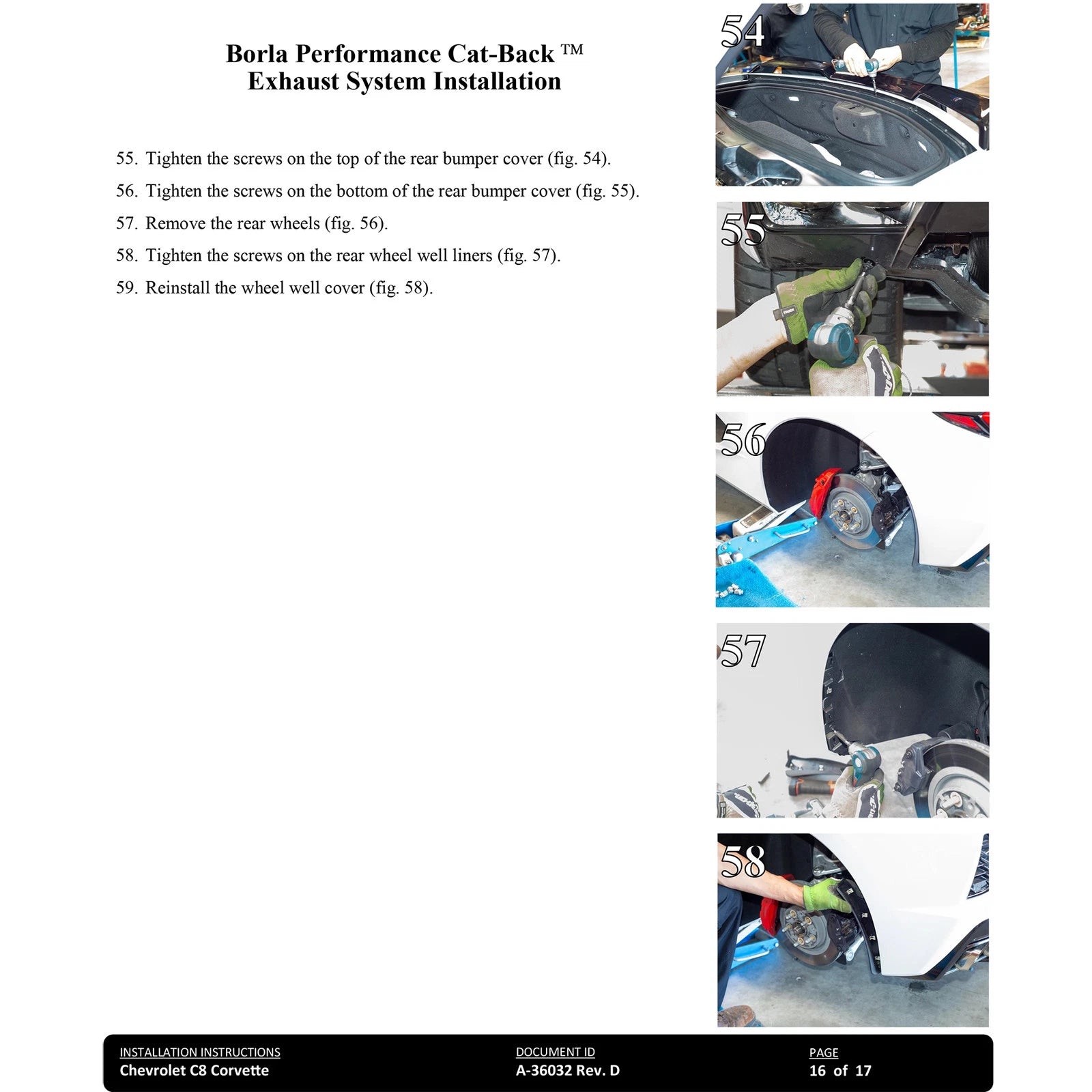 Borla 3in ATAK Catback Exhaust | Chevrolet Corvette 6.2L V8 (20-23) Black Chrome Tips