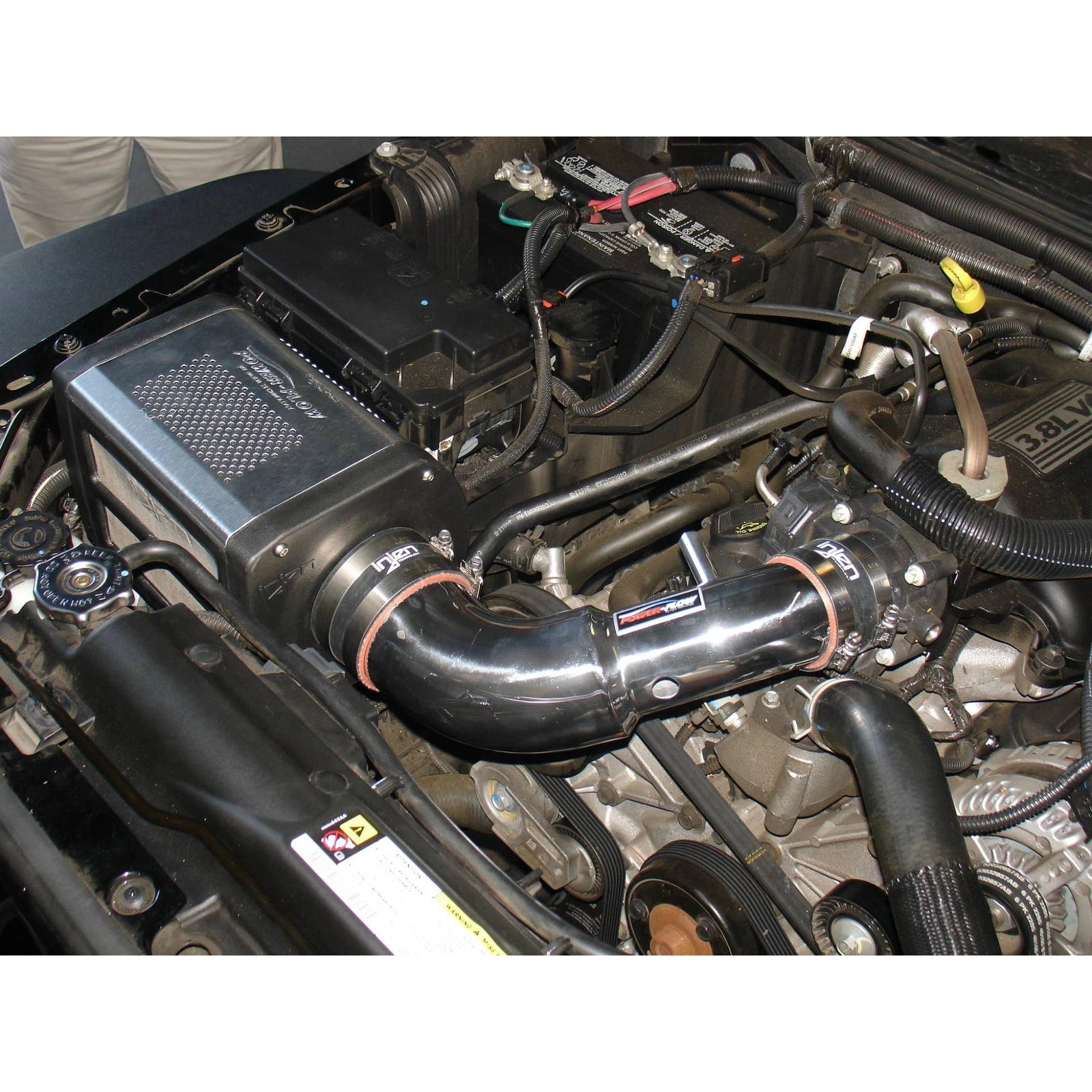 Injen Polished Power-Flow Air Intake System w/ Box | Jeep Wrangler 3.8L V6 (07-09) (PF5002P)