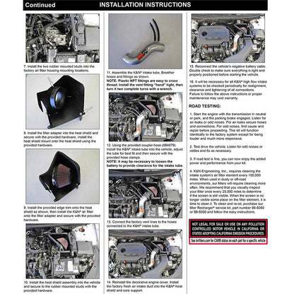 K&N 15-18 Hyundai Sonata L4-2.4L F/I Silver Typhoon Short Ram Intake | Hyundai Sonata (15-18) (69-5321TS)