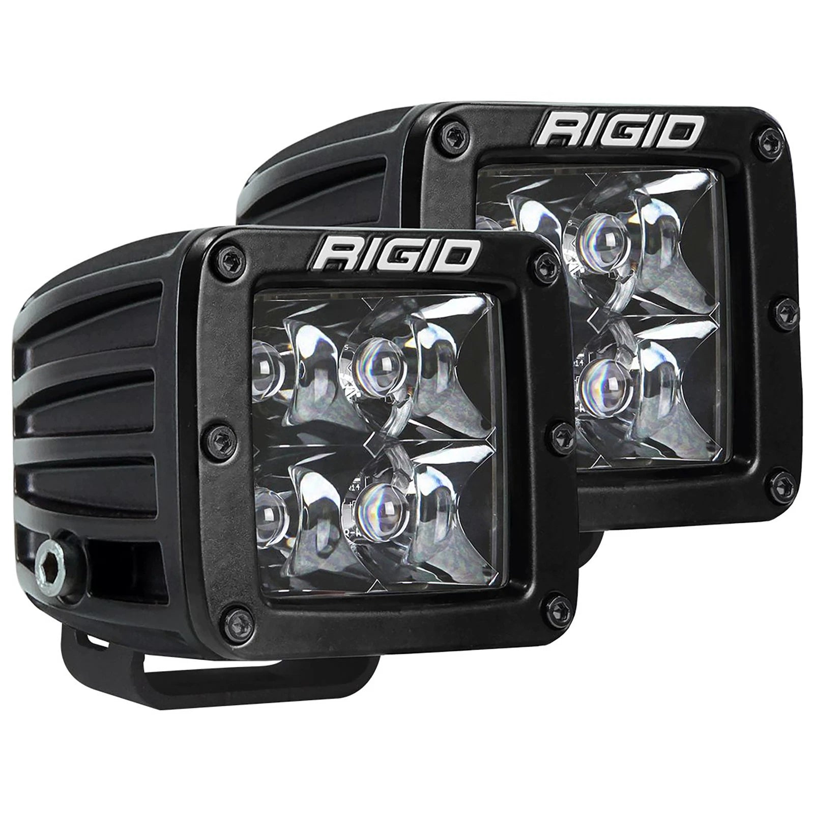 Rigid Industries Rigid D-Series Pro Midnight Light - Spot / Surface / Pair (RIG202213BLK)