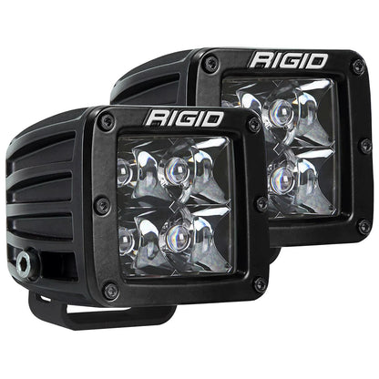 Rigid Industries Rigid D-Series Pro Midnight Light - Spot / Surface / Pair (RIG202213BLK)