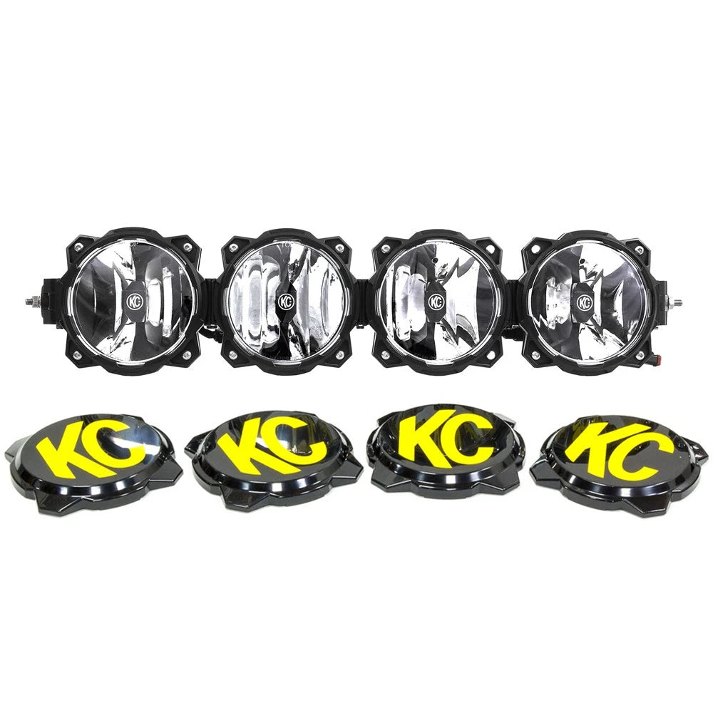 KC HiLites Gravity LED Pro6 Light Bar: 4 Pods - 26in / Spot + Flood Beam (KC91319)