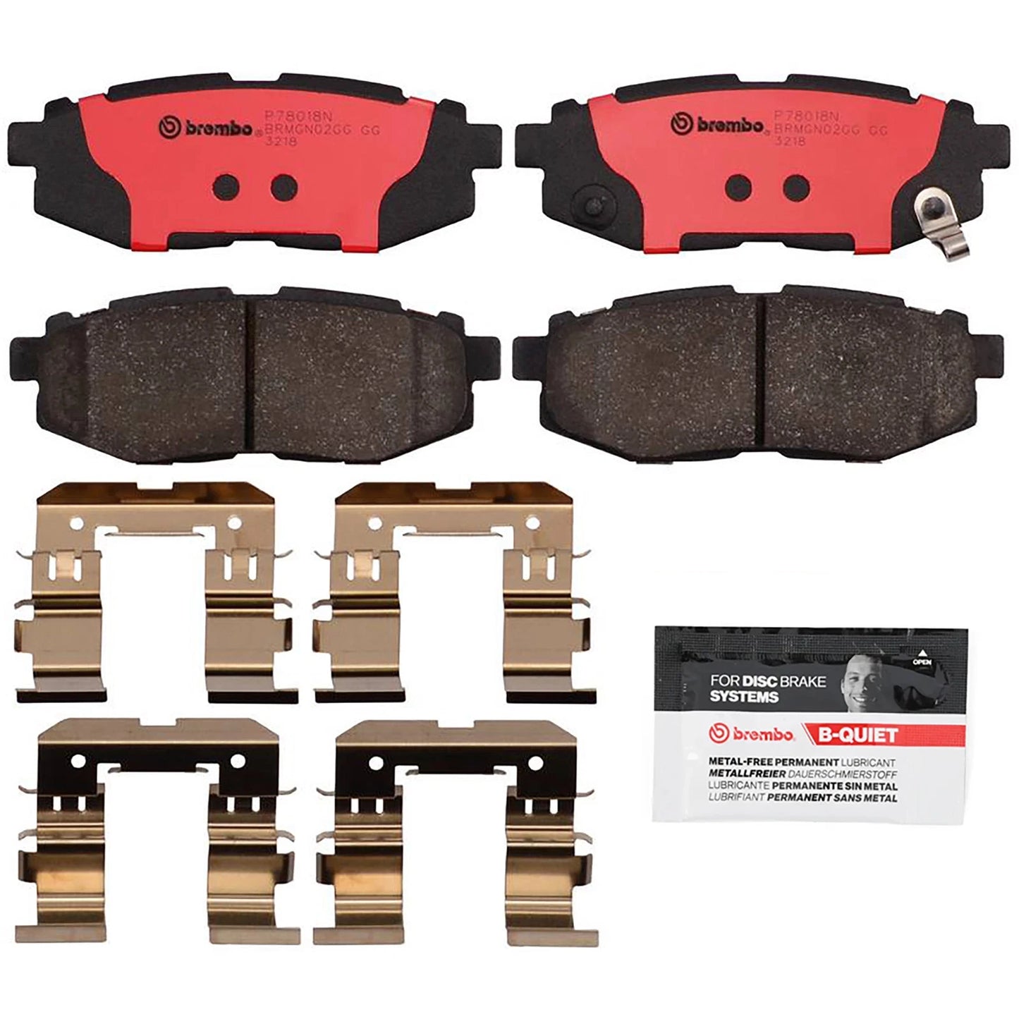 Brembo OEM Eq Rear Brake Pads | Toyota 86/Scion FR-S/Subaru BRZ (13-20) (P78018N)