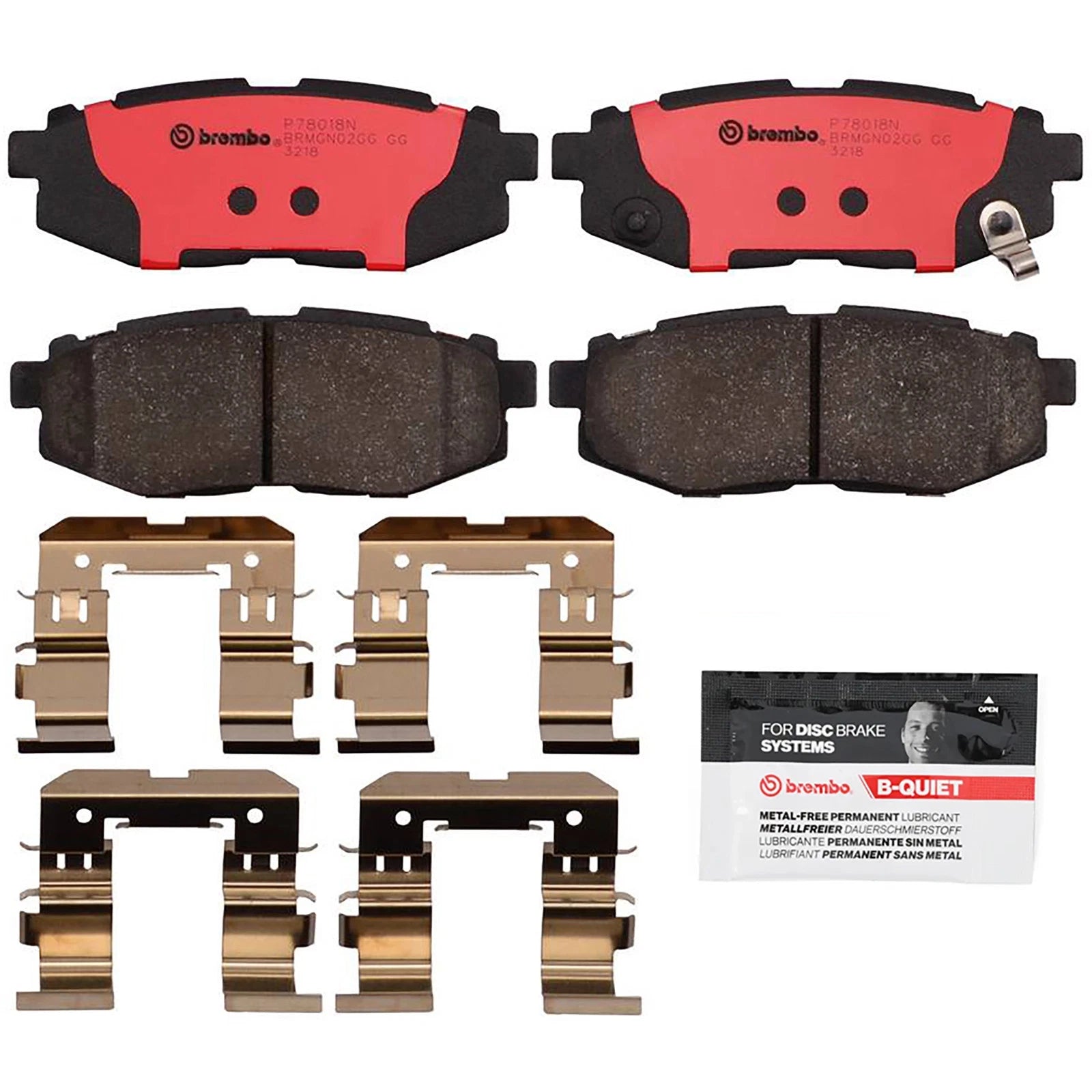 Brembo OEM Eq Rear Brake Pads | Toyota 86/Scion FR-S/Subaru BRZ (13-20) (P78018N)