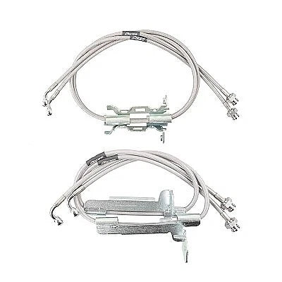 Synergy Mfg 8866-02 Stainless Braided Front/Rear Brake Lines for 20-25 Gladiator