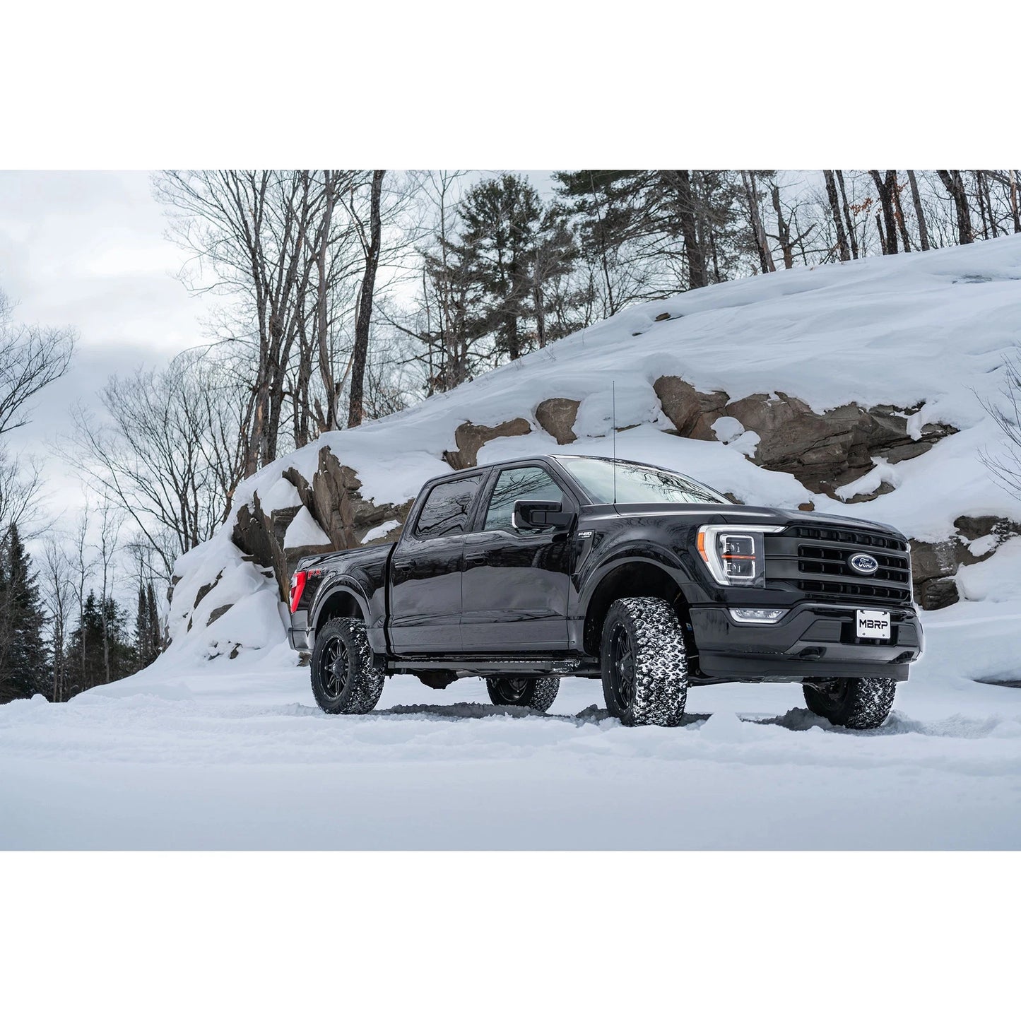 MBRP 4in T409 Stainless Steel Cat-Back Exhaust Race Version | Ford F150 (21+) (S5209409)
