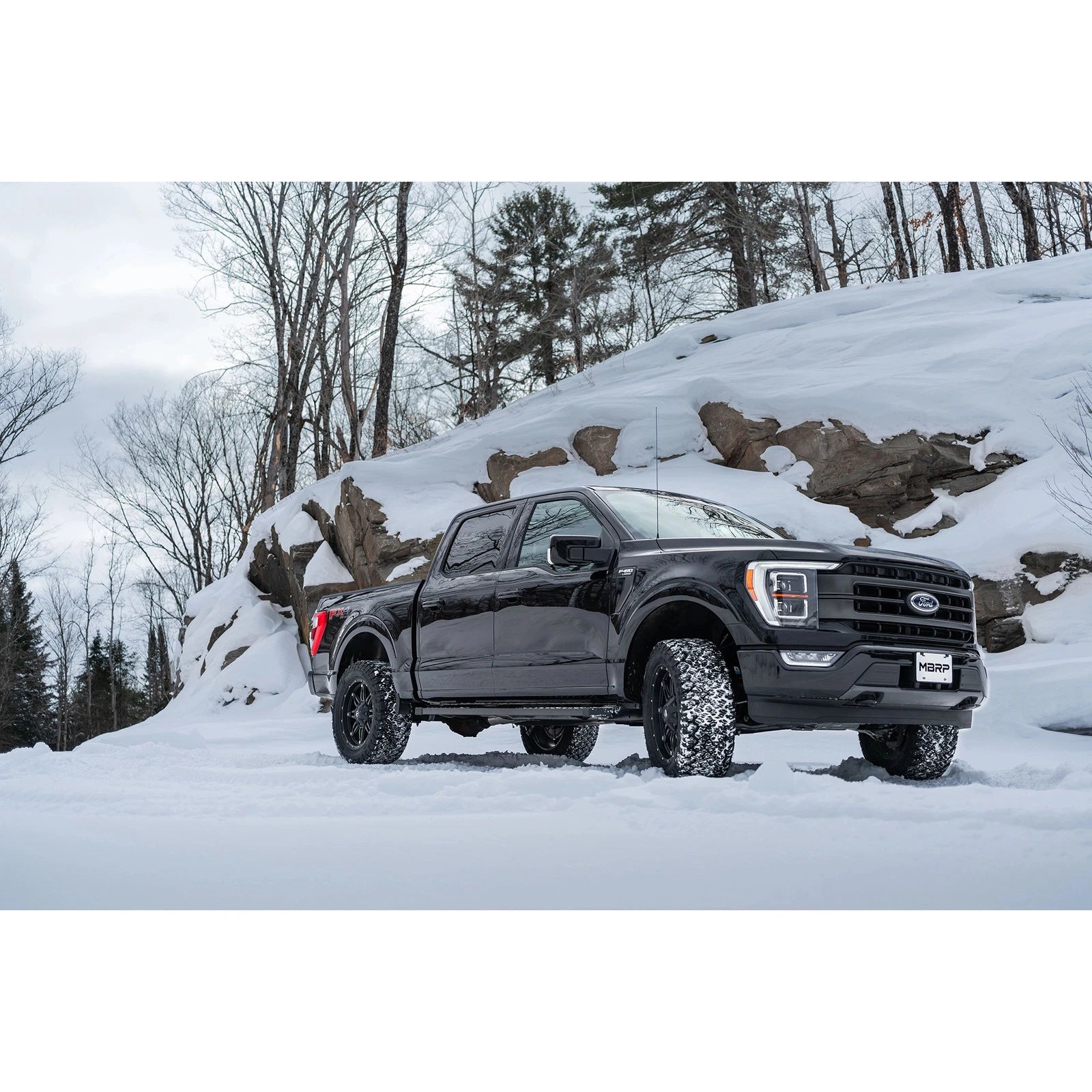 MBRP 4in T409 Stainless Steel Cat-Back Exhaust Race Version | Ford F150 (21+) (S5209409)