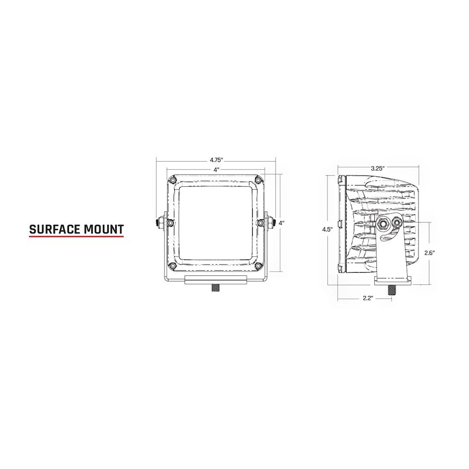 Rigid D-XL Pro LED Light | Driving D&S / Surface / Black Housing (RIG322713)