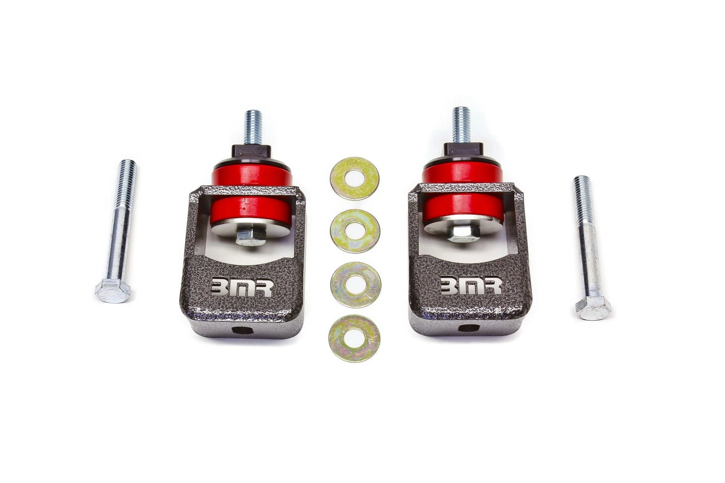 BMR 10-15 5th Gen Camaro Motor Mount Kit (Polyurethane) - Black Hammertone (Spacers Not Included)
