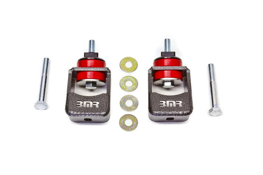 BMR 10-15 5th Gen Camaro Motor Mount Kit (Polyurethane) - Black Hammertone (Spacers Not Included)