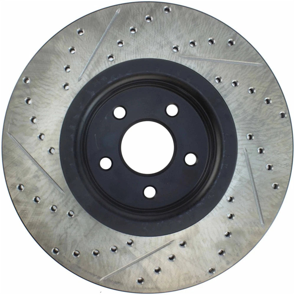StopTech 127.65146L Front Left Drilled Disc Brake Rotor for 2013-2018 Ford Focus