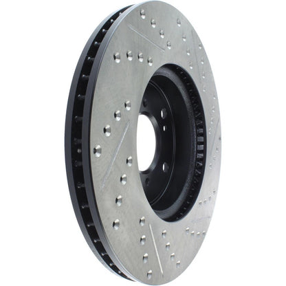 StopTech 127.40086R Front Right Drilled Disc Brake Rotor for 13-20 Honda Accord