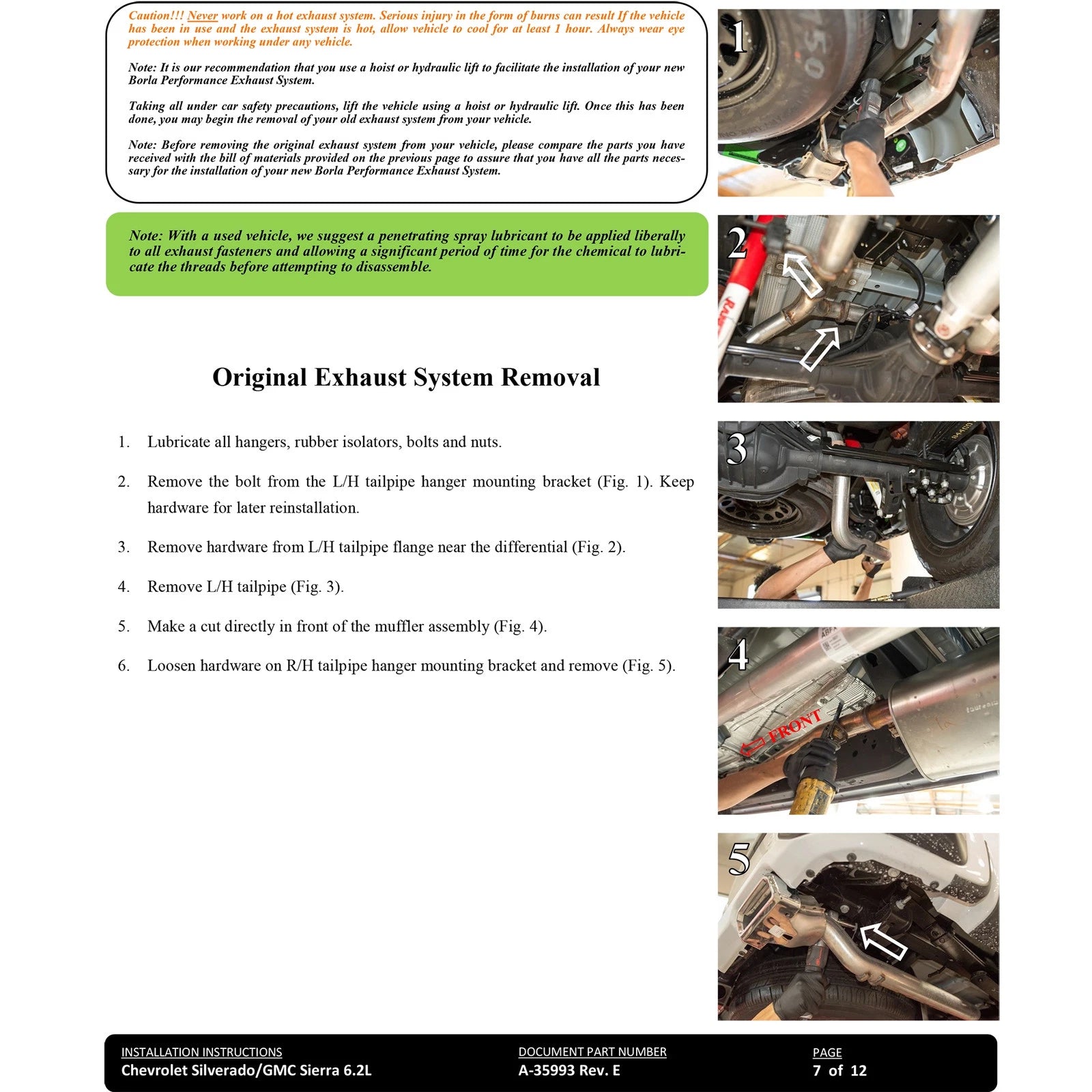 Borla 6.2L Touring Cat-Back Exhaust | Chevrolet Silverado 1500 ZR2 / AT4X (22-23) (140913)