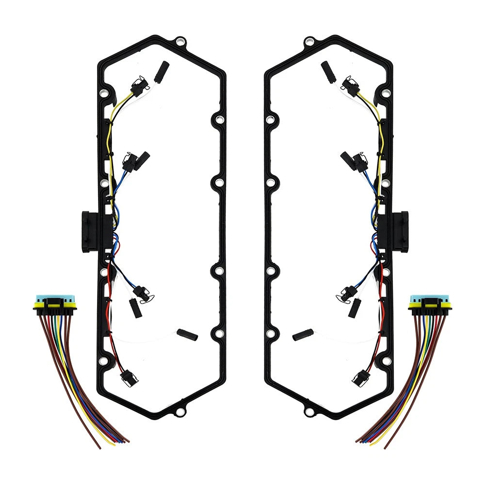 Mishimoto 1998-2003 Ford 7.3L Powerstroke Glow Plug Harness & Gasket | Ford F-250/F-350 Super Duty (99-10) (MMGH-F2D-98)
