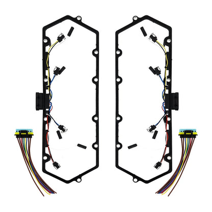 Mishimoto 1998-2003 Ford 7.3L Powerstroke Glow Plug Harness & Gasket | Ford F-250/F-350 Super Duty (99-10) (MMGH-F2D-98)