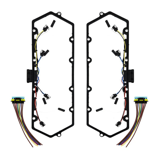 Mishimoto 1998-2003 Ford 7.3L Powerstroke Glow Plug Harness & Gasket | Ford F-250/F-350 Super Duty (99-10) (MMGH-F2D-98)