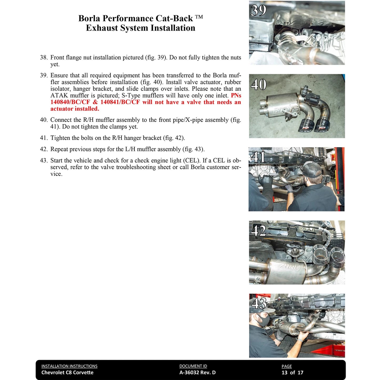 Borla 3in ATAK Catback Exhaust | Chevrolet Corvette 6.2L V8 (20-23) Black Chrome Tips
