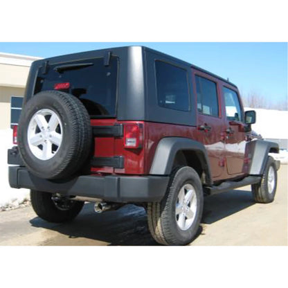 MBRP 2.5in. Cat-Back Single Rear Exit Exhaust | Jeep Wrangler 4dr 3.8L V6 (07-09) (S5502AL)