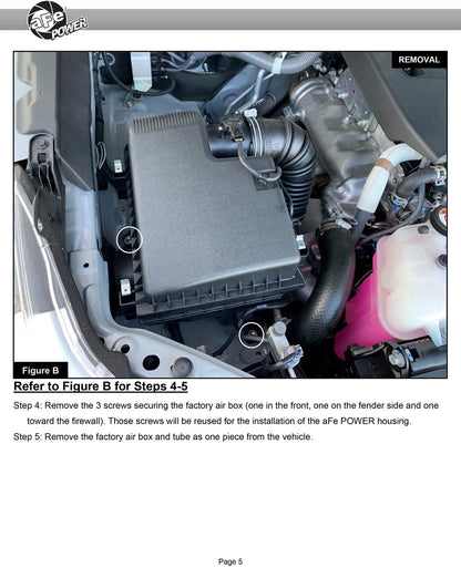 aFe 15-20 Toyota Hilux L4-2.8L (td) Momentum HD Cold Air Intake System w/ Pro Dry S Media