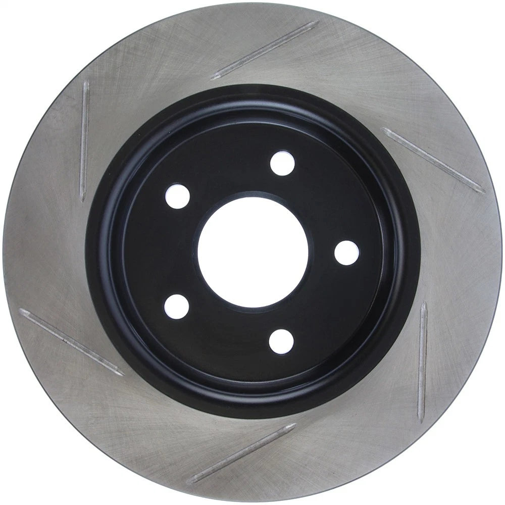 StopTech 126.61099SL Rear Left Slotted Brake Disc Rotor for 2012-2018 Ford Focus